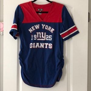 NFL team apparel New York Giants Maternity shirt